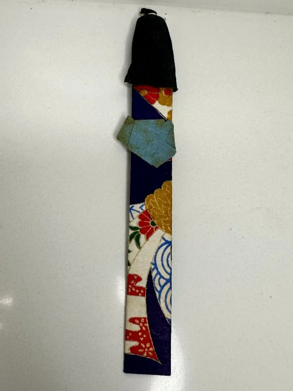 Japanese Chiyogami Origami Kimono Girl Bookmark – Traditional Paper Art